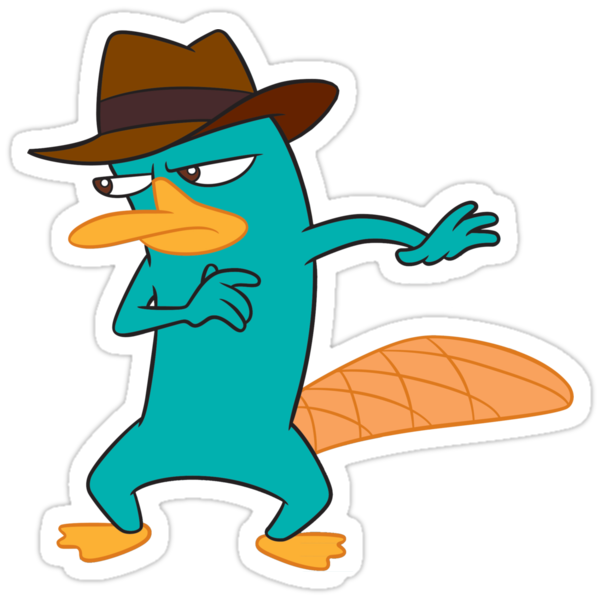 Perry The Platypus Stickers By Elisa88 Redbubble