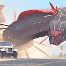 Car And Worms, near Amargosa by Simon Stålenhag