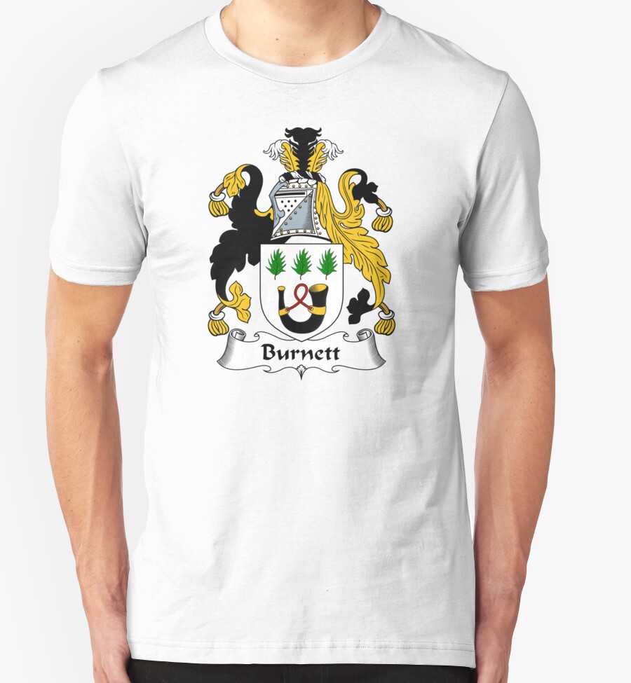 “Burnett Coat of Arms / Burnett Family Crest” T-Shirts & Hoodies by