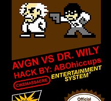 AVGN VS Dr. Wily NES Box Art by ABOhiccups