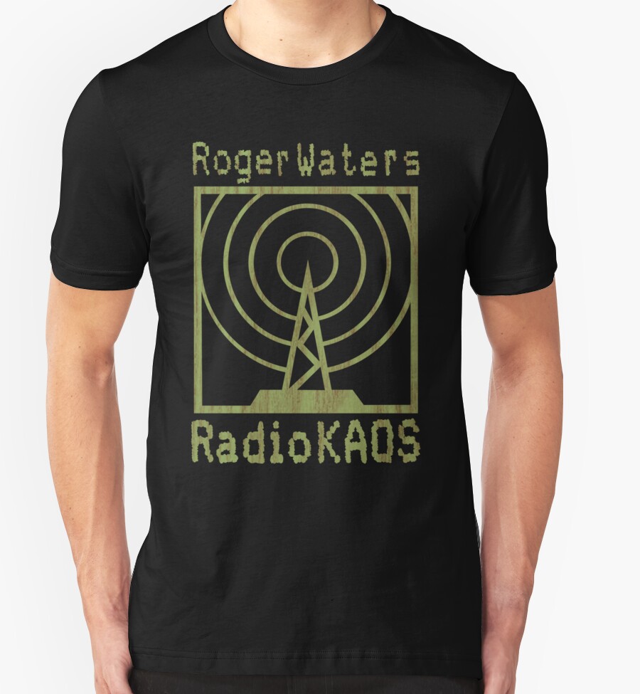 roger waters radio kaos t shirt