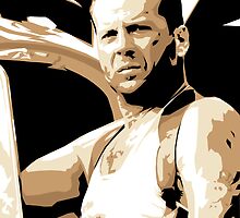Bruce Willis Vector Illustration by EJTees