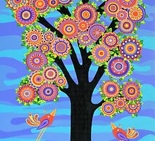 The Blessing Tree by Lisa Frances Judd~QuirkyHappyArt