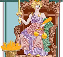 Tarot Justice by redqueenself