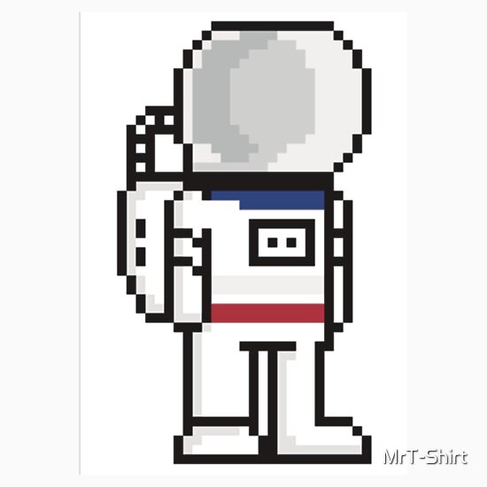 Minecraft Astronaut Pixel Art All in one Photos.