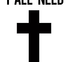 Y'all need Jesus Cross Design by RexLambo