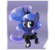 Luna in a scarf Poster