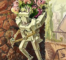 Wooden Robot by augustinas