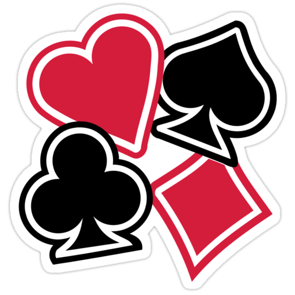 poker spade heart shape