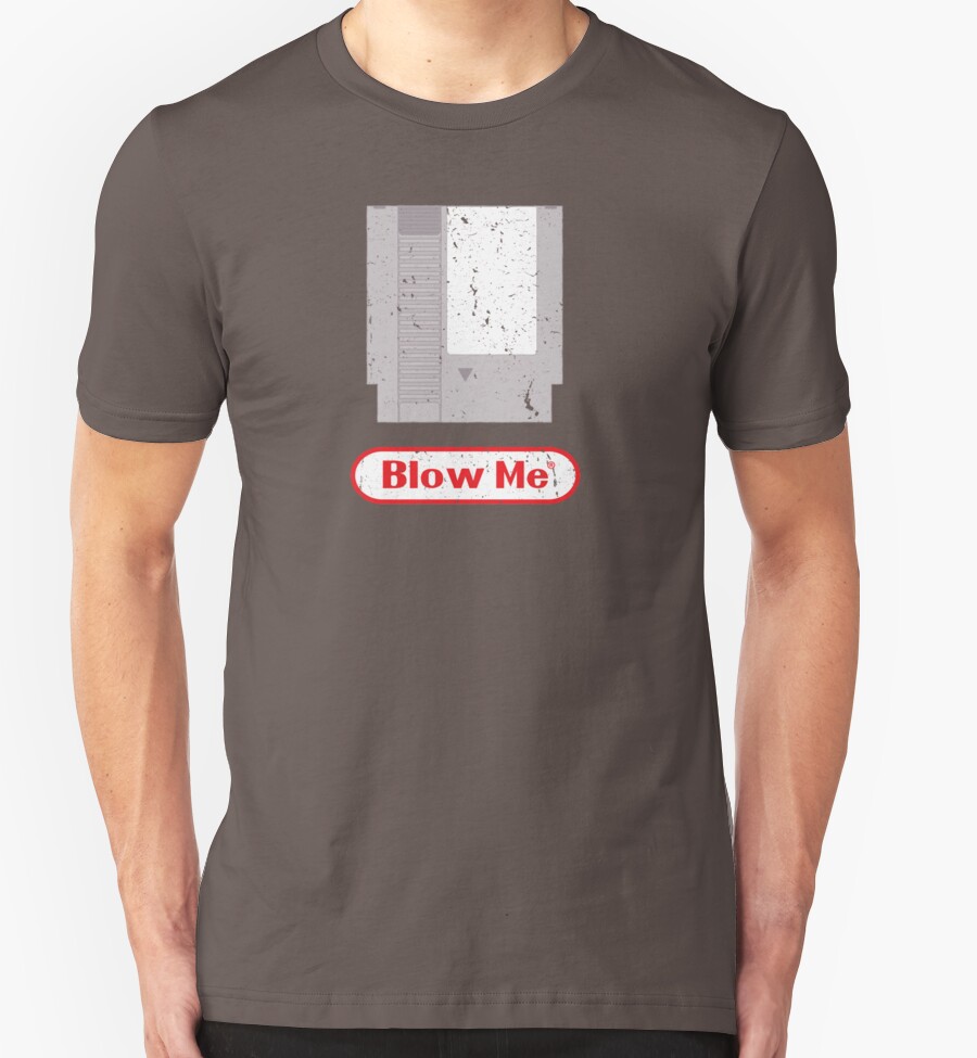 blow me nintendo shirt