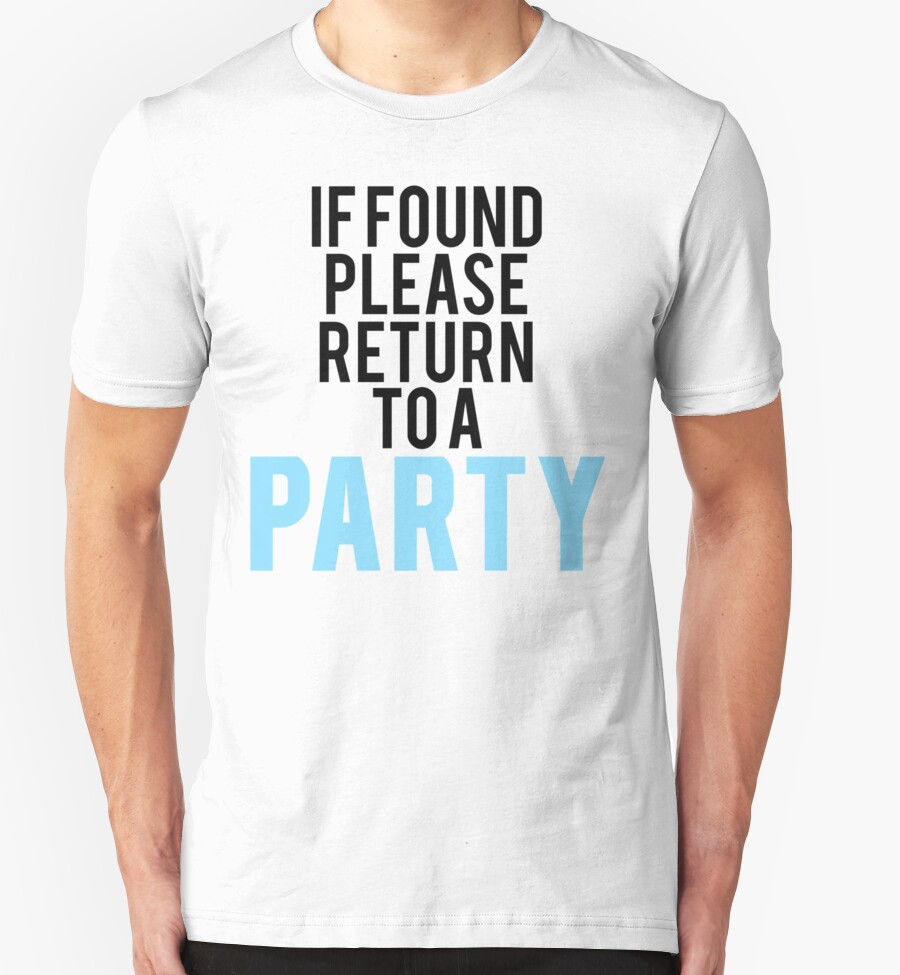 if found t shirt