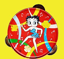 Vintage Betty Boop Tambourine by MHen