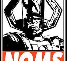 Galactus Noms Obey Design by SquallAndSeifer