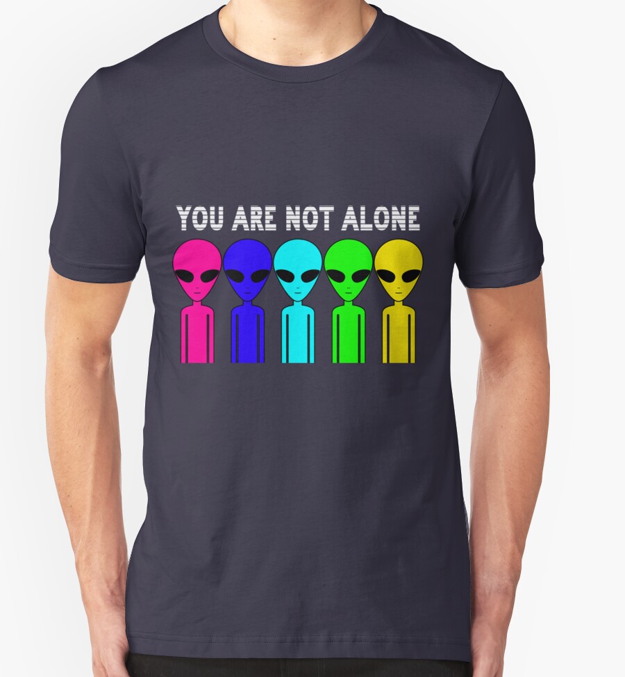 supernatural you are not alone t shirt