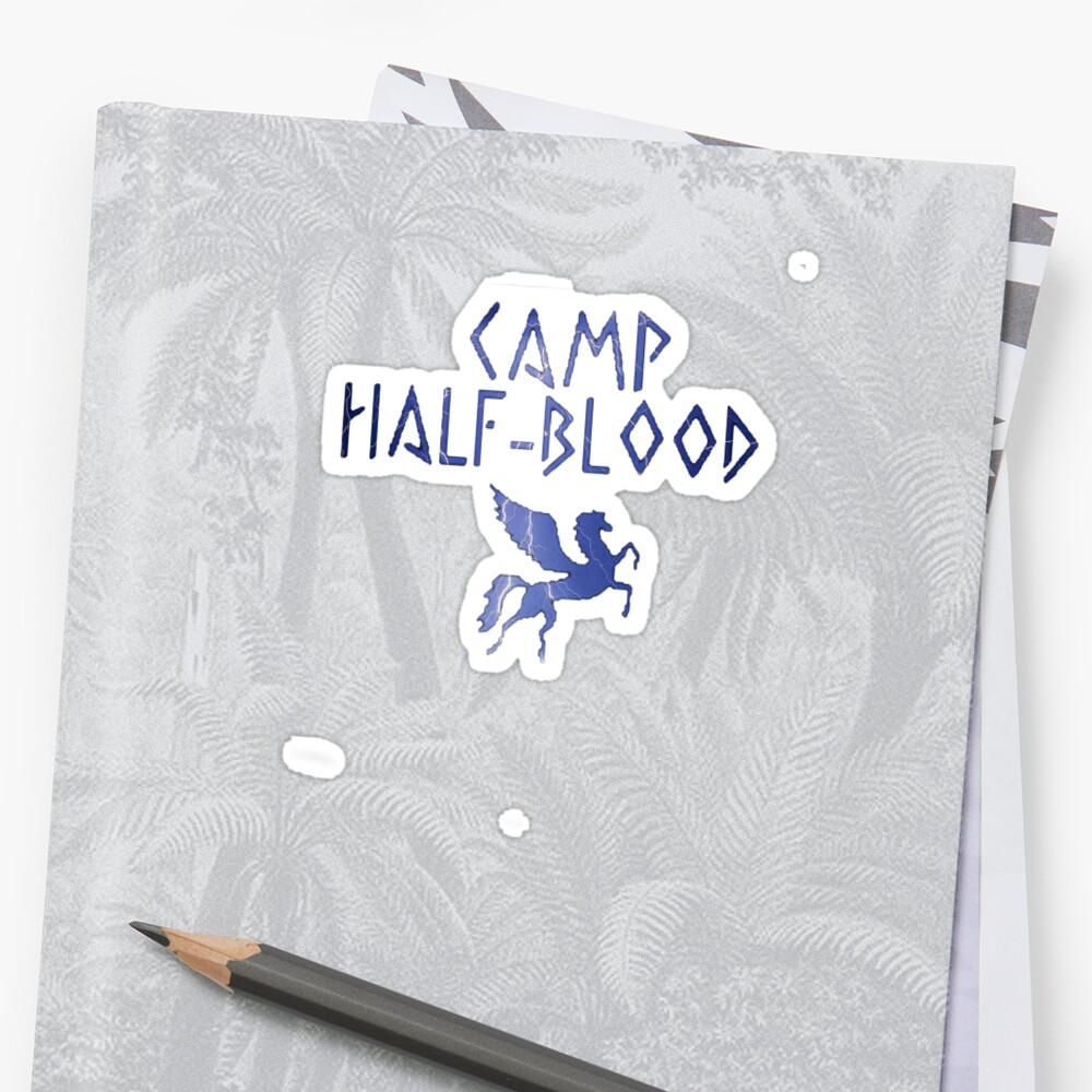 Camp Half Blood Sticker By Frandfandom Redbubble