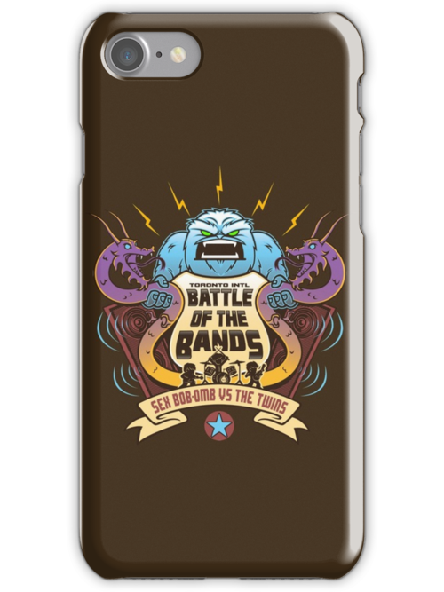 Sex Bob Omb Vs The Twins Iphone Cases And Skins By Bamboota Redbubble