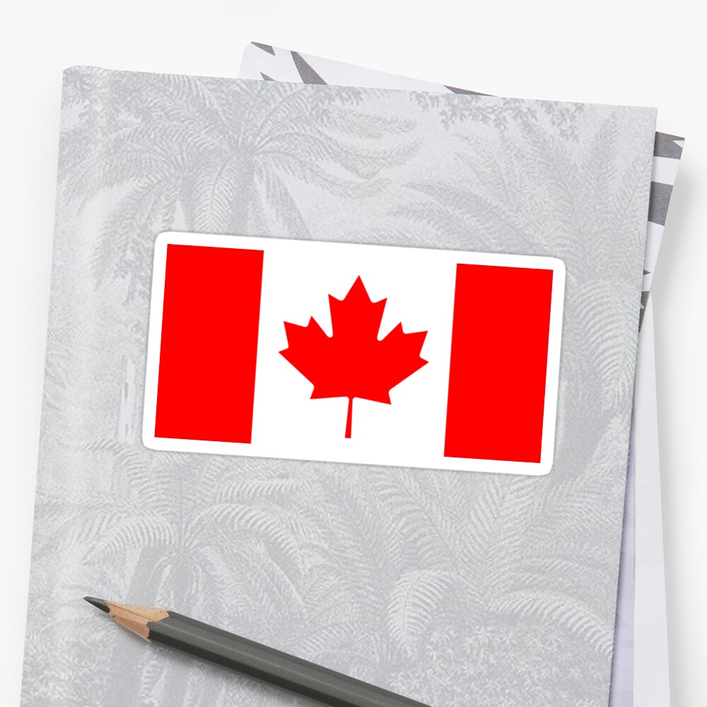 Canada Flag Stickers By States Redbubble