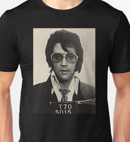 elvis presley mugshot shirt