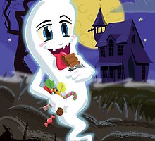 Manga Sweet Ghost at Halloween by martyee