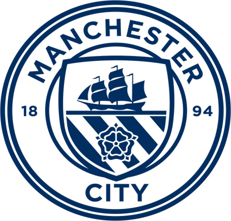 Man City Manchester Stickers Redbubble 9669