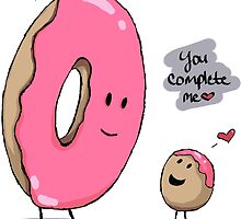 You Complete Me Donuts by kittenkirby