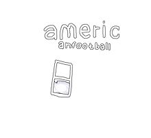 AMERICAN FOOTBALL T-SHIRT by jaydilick