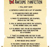 The Ten Tenets of Awesome Fanfiction by Horrible People Productions