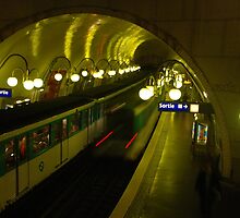 Sur le Metro by Peter Reid