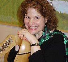 Irish Harpist by Kenneth Hoffman