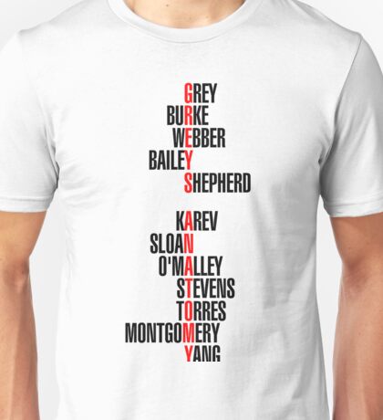 greys anatomy shirt