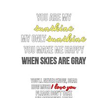 When Skies Are Gray by sultrysweet