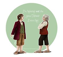 Bilbo Baggins reminiscing by nikowned