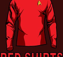 Star Trek - Expendable Red Shirts by EJTees