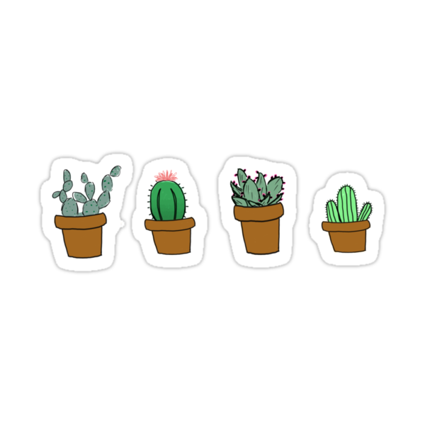 Quot Cactus Drawing Quot Stickers By Youtuber Club Redbubble quot cactus drawing quot stickers by youtuber club redbubble
