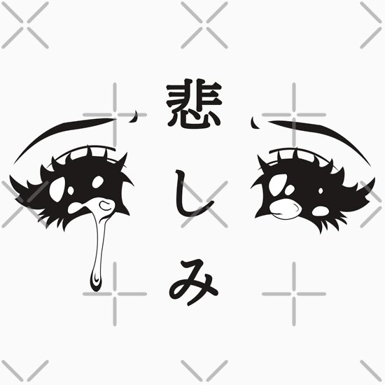 Anime Eyes&quot; Stickers by hunnydoll | Redbubble
