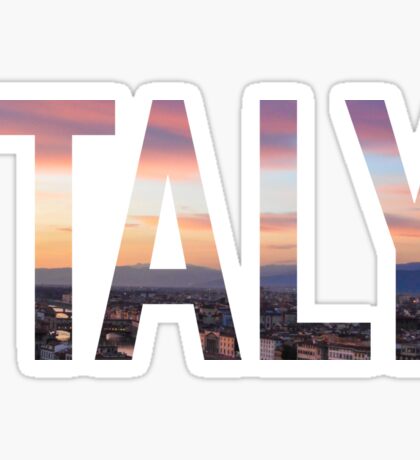 Italy Stickers Redbubble