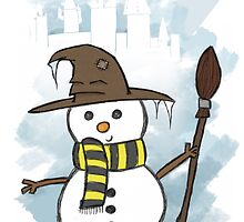 Hufflepuff Christmas Card by jessnnn