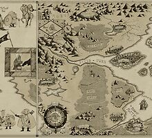 Old Worldly Map by djrbennett