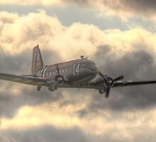 The Douglas C-47 Skytrain - Wings And Wheels 2014 - HDR by Colin J Williams Photography