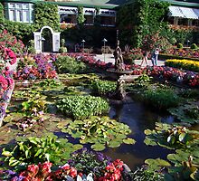 Italian Garden at the Butchart Gardens by George Cousins