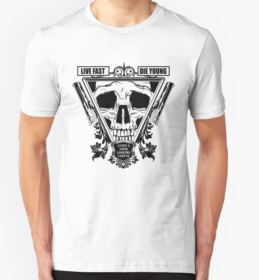 live fast die pretty shirt