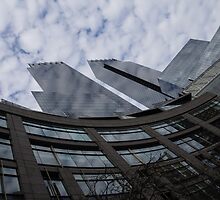Hugging Columbus Circle - Curved New York Skyscrapers by Georgia Mizuleva