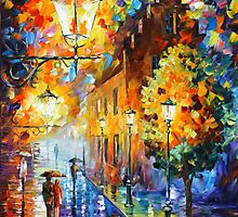 LIGHTS IN THE NIGHT - Leonid Afremov by Leonid Afremov