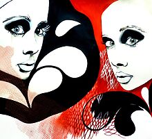 Pop Art Twins by Dorka