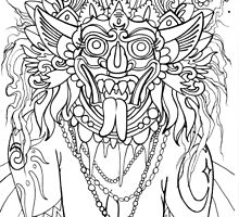leyak, line art by resonanteye