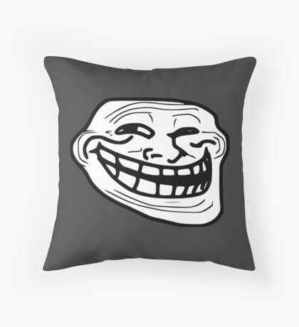 Troll Face Throw Pillows Redbubble