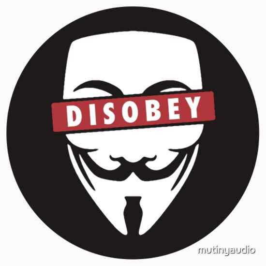 Disobey: Stickers | Redbubble