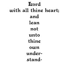 PROVERBS 3- 5 by tshirtchristian