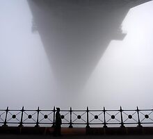 Fog under the harbour bridge by jagphoto