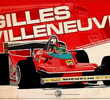 Gilles Villeneuve - F1 1979 by Evan DeCiren